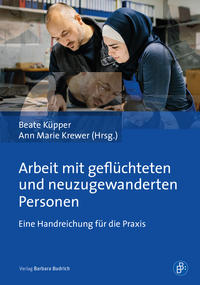 Vorderes Coverbild Arbeit mit geflüchteten und neuzugewanderten Personen