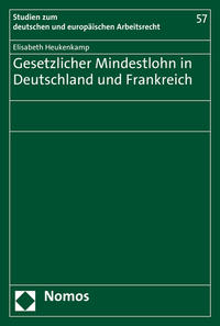 Vorderes Coverbild Gesetzlicher Mindestlohn in Deutschland und Frankreich