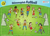 Vorderes Coverbild Stimmspielgeschichte: Fußball. Mitmach-Poster für die Kita