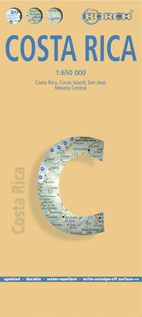 Vorderes Coverbild Costa Rica, Borch Map