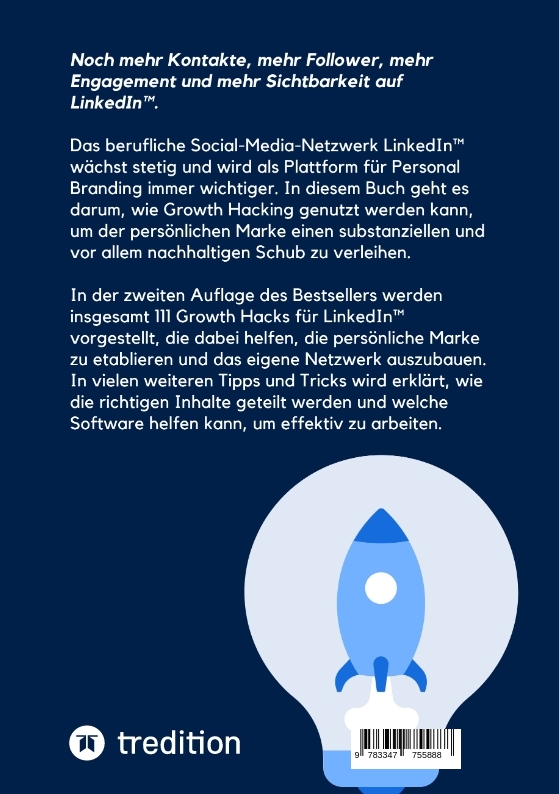 Rückseitencover Growth Hacking LinkedIn™