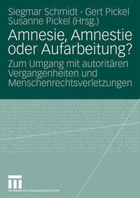 Vorderes Coverbild Amnesie, Amnestie oder Aufarbeitung?