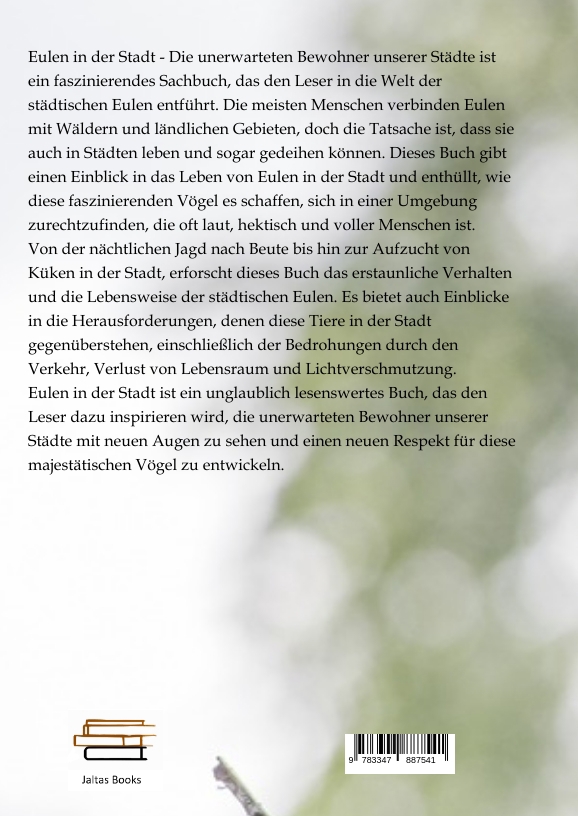 Rückseitencover Eulen in der Stadt