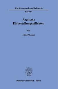 Vorderes Coverbild Ärztliche Einbestellungspflichten.
