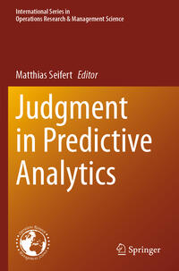 Vorderes Coverbild Judgment in Predictive Analytics