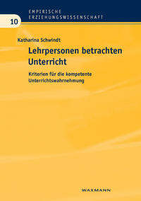 Vorderes Coverbild Lehrpersonen betrachten Unterricht