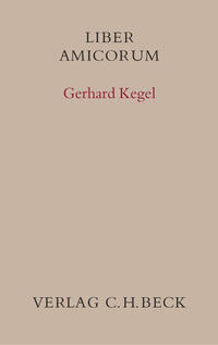 Vorderes Coverbild Liber amicorum Gerhard Kegel