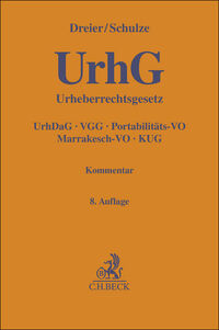 Vorderes Coverbild Urheberrechtsgesetz. UrhG