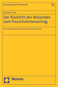 Vorderes Coverbild Der Rücktritt des Reisenden vom Pauschalreisevertrag