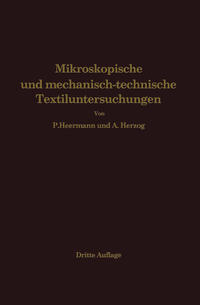 Vorderes Coverbild Mikroskopische und mechanisch-technische Textiluntersuchungen