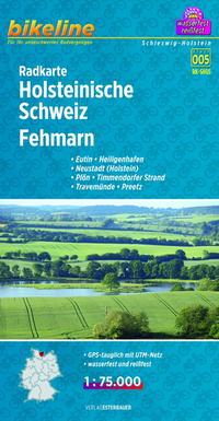 Vorderes Coverbild Radkarte Holsteinische Schweiz Fehmarn (RK-SH05)