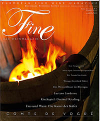 Vorderes Coverbild FINE Das Weinmagazin 01/2012