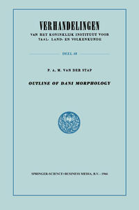 Vorderes Coverbild Outline of Dani Morphology
