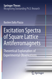Vorderes Coverbild Excitation Spectra of Square Lattice Antiferromagnets