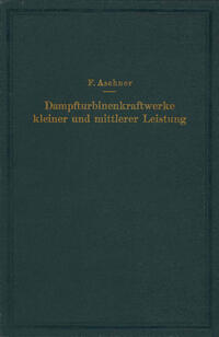 Vorderes Coverbild Dampfturbinenkraftwerke kleiner und mittlerer Leistung
