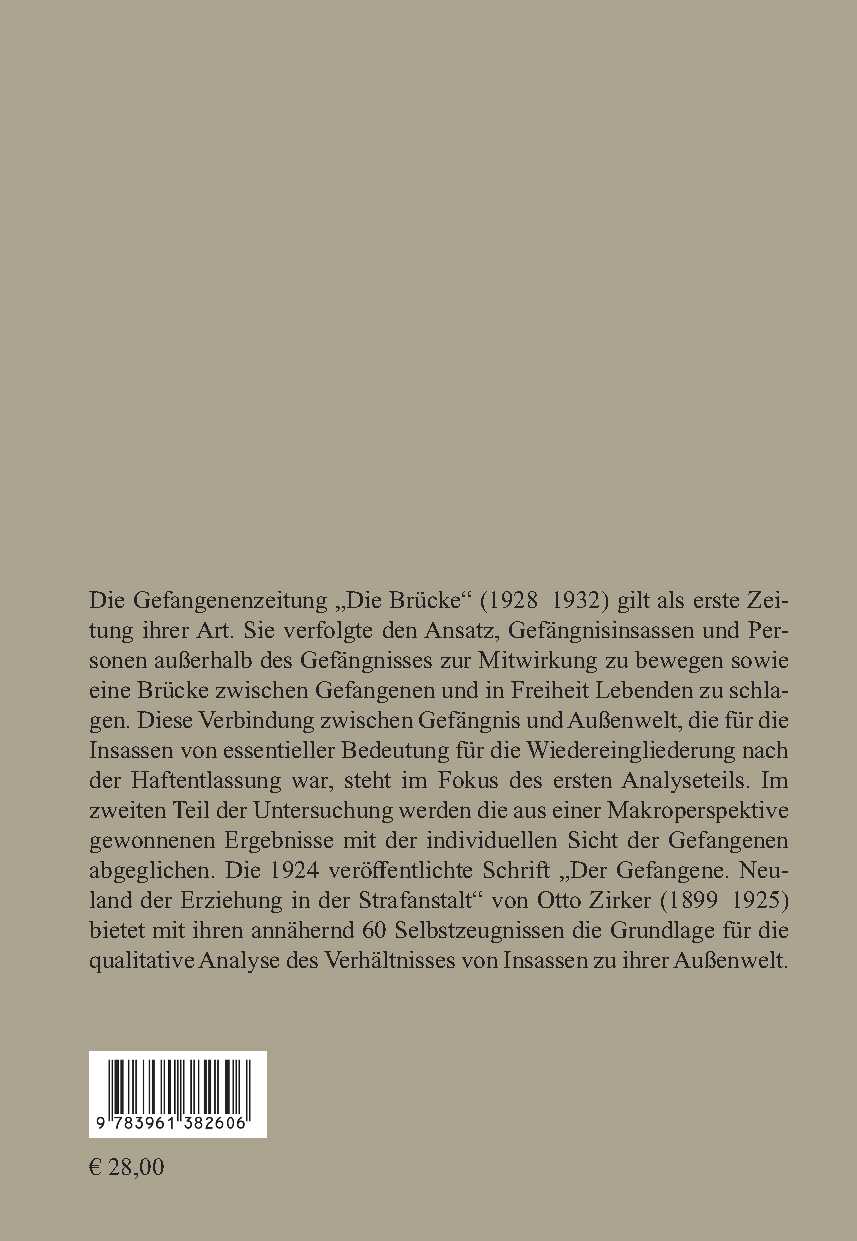 Rückseitencover Gefangene und Außenwelt