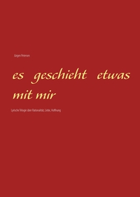 Vorderes Coverbild Es geschieht etwas mit mir