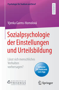 Vorderes Coverbild Sozialpsychologie der Einstellungen und Urteilsbildung