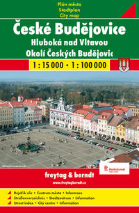 Vorderes Coverbild Ceské Budejovice / Budweis (Stadtplan 1:15.000)