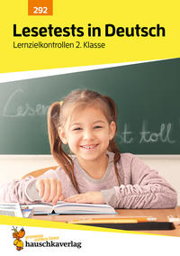 Vorderes Coverbild Übungsheft mit Lesetests in Deutsch 2. Klasse