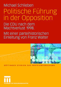 Vorderes Coverbild Politische Führung in der Opposition