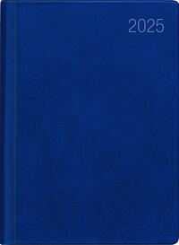 Vorderes Coverbild Zettler - Taschenkalender 2025 blau, 10,2x14,2cm, Taschenplaner mit 192 Seiten im flexiblem Kunststoffeinband, 1 Woche auf 2 Seiten, Tages- und Wochenzählung und internationales Kalendarium