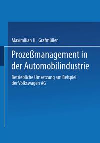 Vorderes Coverbild Prozeßmanagement in der Automobilindustrie