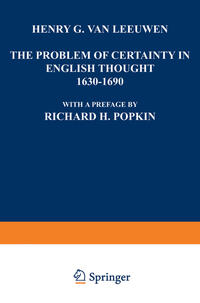 Vorderes Coverbild The Problem of Certainty in English Thought 1630–1690