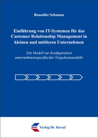 Vorderes Coverbild Einführung von IT-Systemen für das Customer Relationship Management in kleinen und mittleren Unternehmen