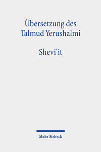 Vorderes Coverbild Übersetzung des Talmud Yerushalmi
