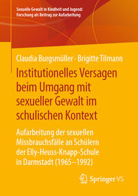 Vorderes Coverbild Institutionelles Versagen beim Umgang mit sexueller Gewalt im schulischen Kontext