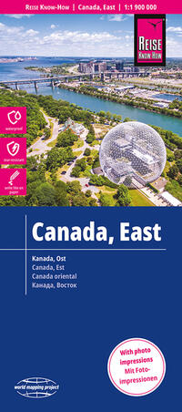Vorderes Coverbild Reise Know-How Landkarte Kanada Ost / East Canada (1:1.900.000)