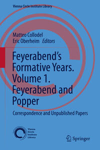 Vorderes Coverbild Feyerabend’s Formative Years. Volume 1. Feyerabend and Popper