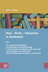 Vorderes Coverbild Staat – Kirche – Volksschule im Reußenland