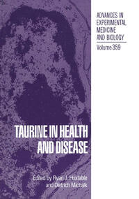 Vorderes Coverbild Taurine in Health and Disease