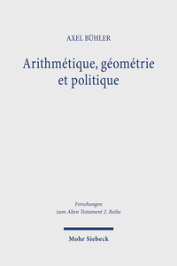 Vorderes Coverbild Arithmétique, géométrie et politique