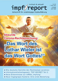 Vorderes Coverbild impf-report Ausgabe Nr. 142, 1. Quartal 2024