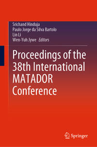 Vorderes Coverbild Proceedings of the 38th International MATADOR Conference