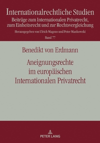 Vorderes Coverbild Aneignungsrechte im europäischen Internationalen Privatrecht