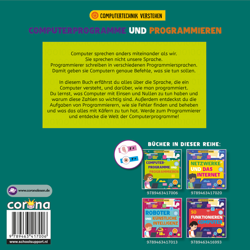 Rückseitencover Computerprogramme und Programmieren