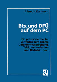 Vorderes Coverbild Btx und DFÜ auf dem PC