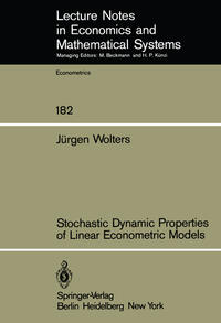 Vorderes Coverbild Stochastic Dynamic Properties of Linear Econometric Models