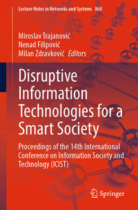 Vorderes Coverbild Disruptive Information Technologies for a Smart Society