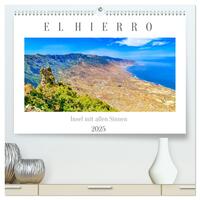 Vorderes Coverbild El Hierro - Insel mit allen Sinnen (hochwertiger Premium Wandkalender 2025 DIN A2 quer), Kunstdruck in Hochglanz