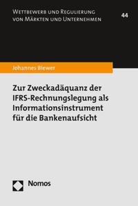 Vorderes Coverbild Zur Zweckadäquanz der IFRS-Rechnungslegung als Informationsinstrument für die Bankenaufsicht