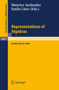 Vorderes Coverbild Representations of Algebras
