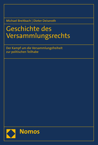 Vorderes Coverbild Geschichte des Versammlungsrechts