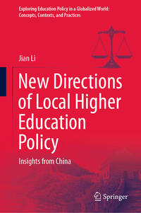 Vorderes Coverbild New Directions of Local Higher Education Policy