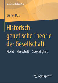 Vorderes Coverbild Historisch-genetische Theorie der Gesellschaft
