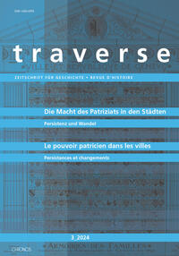 Vorderes Coverbild Die Macht des Patriziats in Städten | Le pouvoir patricien dans les villes